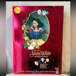 Disney Snow White 60th Anniversary Barbie Doll Signature Collection BNIB